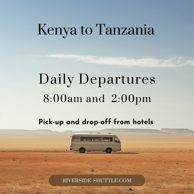 Shuttle bus from Kenya to Tanzania